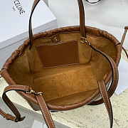  Celine Small Cabas Drawstring Cuir Triomphe 22x17x15 cm - 2