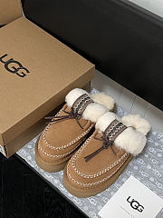  UGG Disquette Alpine slippers in the Hickory color - 5