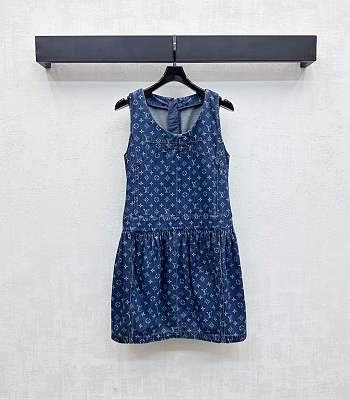 LV Monogram Denim Dress 1AI080