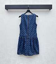 LV Monogram Denim Dress 1AI080 - 6