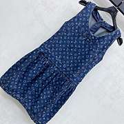 LV Monogram Denim Dress 1AI080 - 4