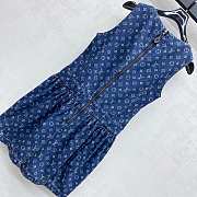 LV Monogram Denim Dress 1AI080 - 2