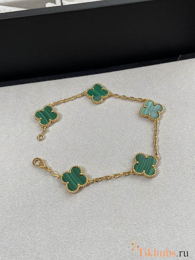 Van Cleef & ArPels Alhambra Bracelet Green - 1