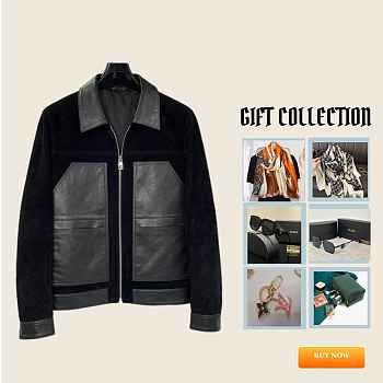 Louis Vuitton Monogram Mix Leather Workwear Blouson 1AIWFH