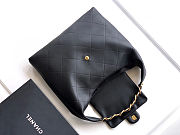 Chanel Maxi Hobo Bag   Glossy Calfskin & Gold Metal  Black 43x53x9cm - 2