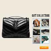 YSL Loulou Small Chain Black Bag 23 x 17 x 9 cm - 1