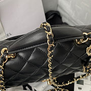 Chanel Mini Flap Bag Handle 'Black' 20x12x6cm - 4