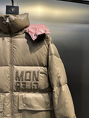 Moncler Down puffer jacket brown - 3