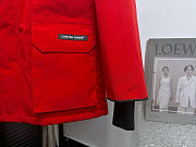 Canada Goose Expedition Fur Classic Fit Parka Coat Jacket Red - 2
