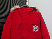 Canada Goose Expedition Fur Classic Fit Parka Coat Jacket Red - 3