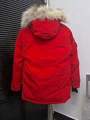 Canada Goose Expedition Fur Classic Fit Parka Coat Jacket Red - 6