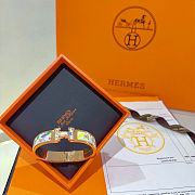Hermes bracelet  gold original enamel craftsmanship - 6