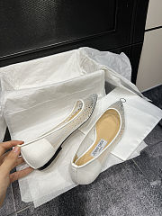 Jimmy Choo Love crystal-embellished ballerinas  - 4