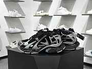 Balenciaga Runner Black and Silver  - 3