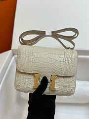 Hermès Constance 18 Beton Matte Alligator bag 18.5cm - 1