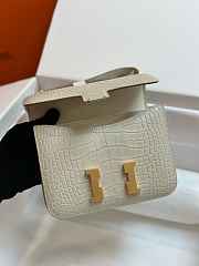 Hermès Constance 18 Beton Matte Alligator bag 18.5cm - 5