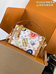 Louis Vuitton Side Trunk MM handbag in Monogram M14606 size 23.5x16x8.5 cm (miror line) - 1
