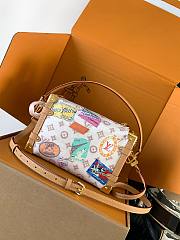 Louis Vuitton Side Trunk MM handbag in Monogram M14606 size 23.5x16x8.5 cm (miror line) - 5