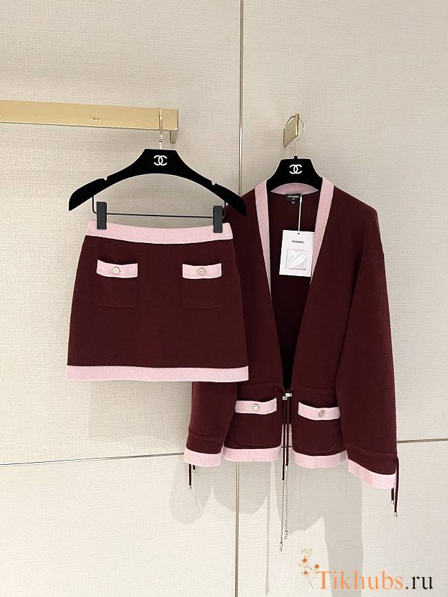 Chanel set Burgundy - 1