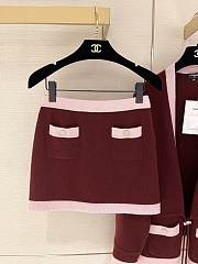 Chanel set Burgundy - 2