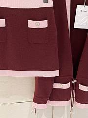 Chanel set Burgundy - 5