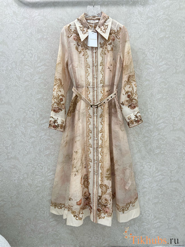 ZIMMERMANN Memento Buttoned Midi Dress - 1
