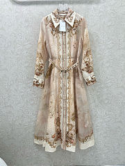 ZIMMERMANN Memento Buttoned Midi Dress - 1