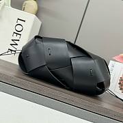 Loewe Flamenco clutch bag in black leather 38*18*17CM - 2