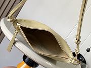 Loewe Puzzle Fold leather pouch shoulder bag in a beige color 23x6.5x15.5cm - 6