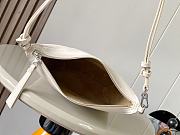 Loewe Puzzle Fold leather pouch shoulder bag in a white color 23x6.5x15.5cm - 6