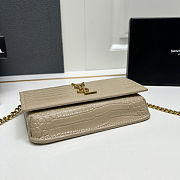 YSL Kate Crocodile Pattern Handbag 18x11x2cm - 4
