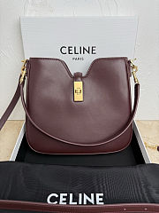 Celine Small Camille 16 Soft Bag 'Burgundy 9,7 x 8,5 x 2 inch (24,5 x 21,5 x 5 cm) - 1