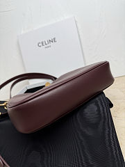 Celine Small Camille 16 Soft Bag 'Burgundy 9,7 x 8,5 x 2 inch (24,5 x 21,5 x 5 cm) - 2