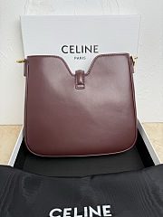 Celine Small Camille 16 Soft Bag 'Burgundy 9,7 x 8,5 x 2 inch (24,5 x 21,5 x 5 cm) - 5