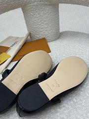 Louis Vuitton Romy Flat Ballerina in black lambskin leather - 2