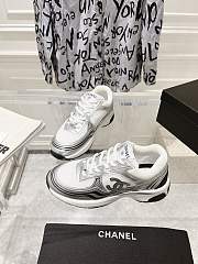Chanel Silver Women's Sneakers - 4