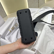 Dior Small Lady Dior My ABCDior Bag in black cannage lambskin 20*17*8cm - 6