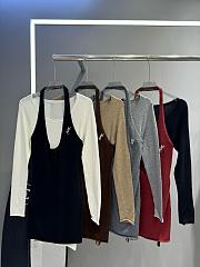 YSL Grey Mini Dress  - 4