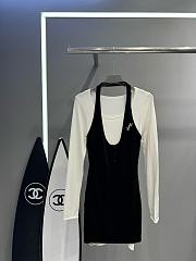 YSL Grey Mini Dress  - 2