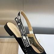 Christian Dior Mesh J'Adior Slingback Flats  - 6