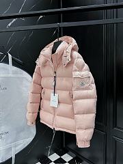 Moncler Maire short down jacket in pink.  - 3