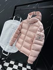 Moncler Maire short down jacket in pink.  - 4