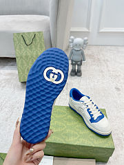 Gucci MAC80 leather sneakers in white and blue - 6