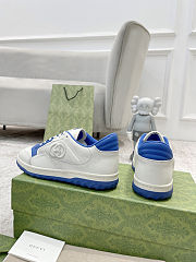 Gucci MAC80 leather sneakers in white and blue - 2