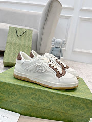 Gucci MAC80 sneakers in white leather with brown - 1