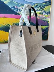 Versace La Medusa Canvas Tote Bag 29.5x14.5x24cm - 4