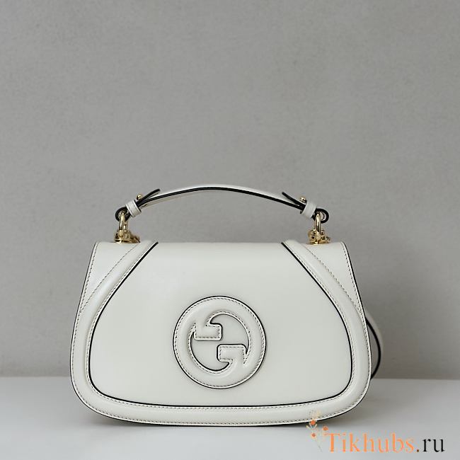 Gucci Blondie Medium Top Handle Bag White 27 cm - 1