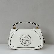 Gucci Blondie Medium Top Handle Bag White 27 cm - 1
