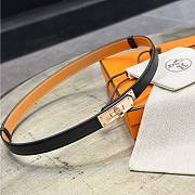 Hermès Kelly 18 belt in black - 4