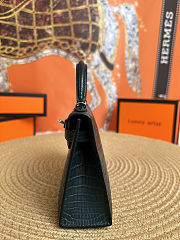 Hermès Mini Kelly bag made from imported alligator leather - 2